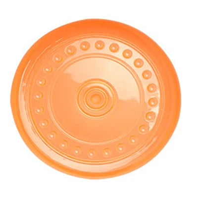Funny Soft Rubber Pet Dog Flying Discs Saucer Toys Small Medium Large Dog Puppy Agile Training Toys Bite Resistant Flying Disk