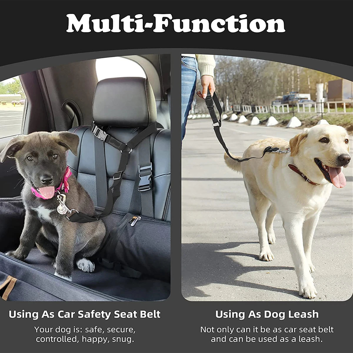 1pc Pet Dog And Cat Seat Belt, Car Seat Belt