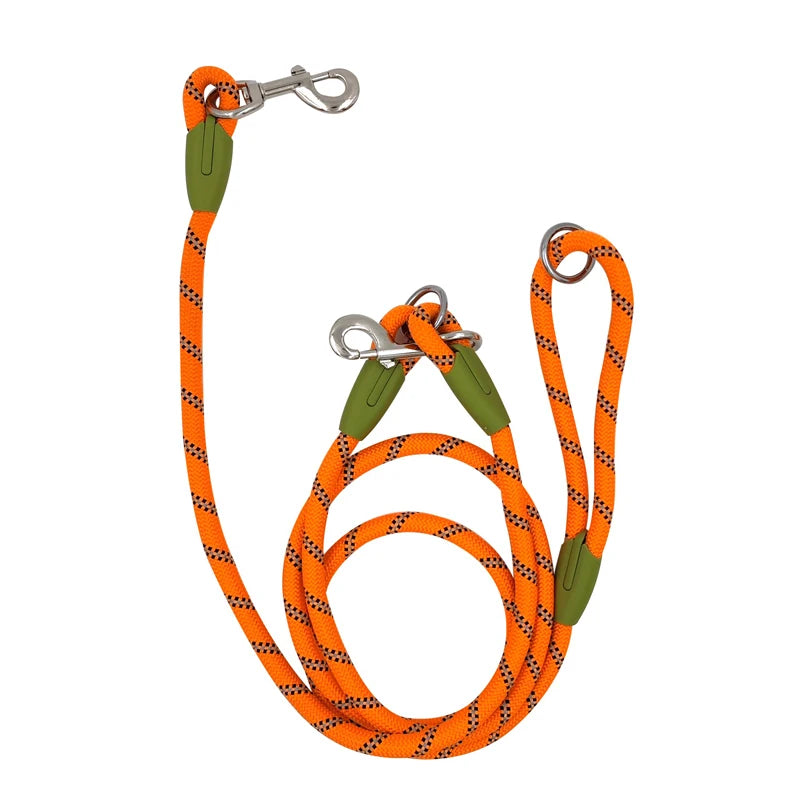 Reflective Nylon Leashes Pet Dogs Chain Traction Rope