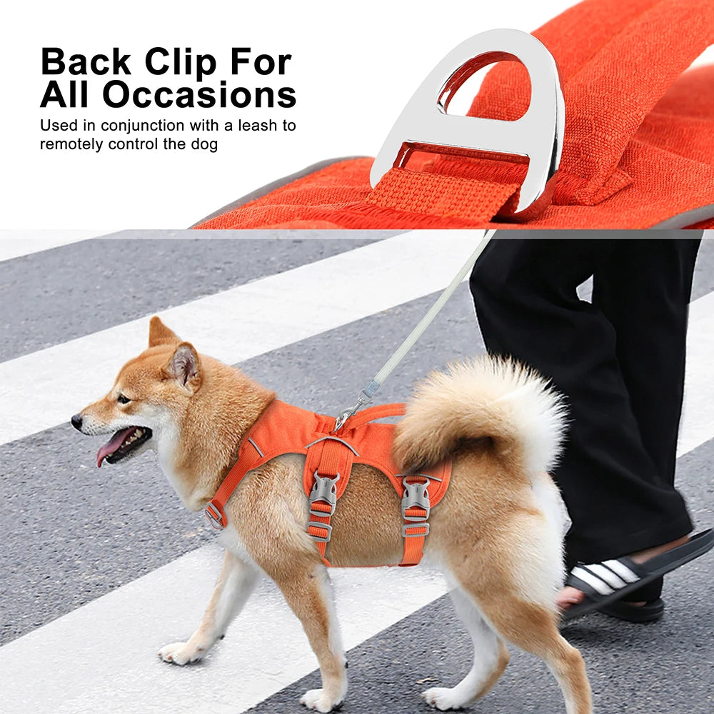 Nylon Pet Dog Harness Reflective Dog Harnesses