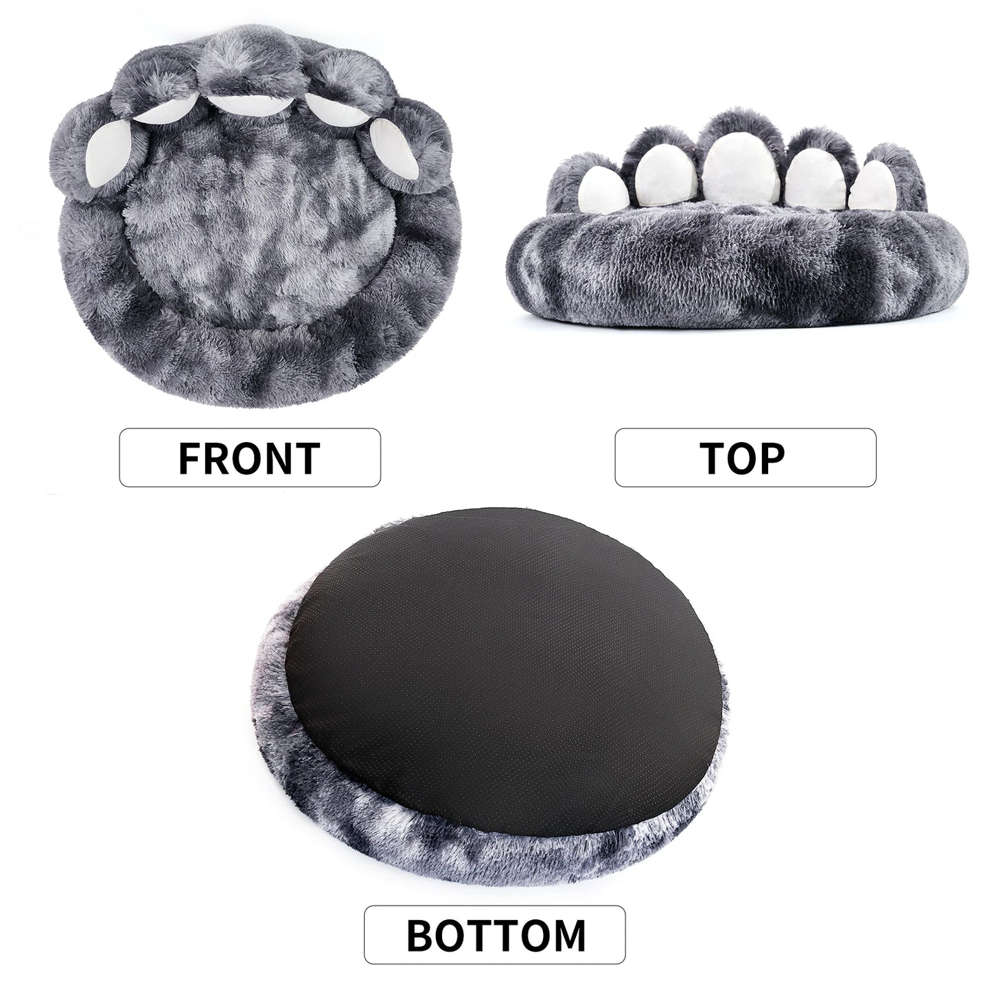 Cozy Comfy Pet Dog Bed Paw Shape Warm