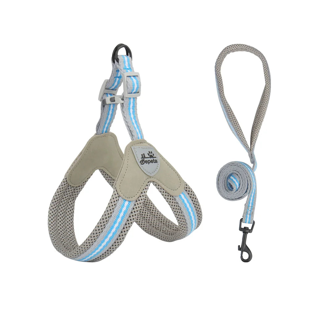 Vest Style Dog Harness Leash Set
