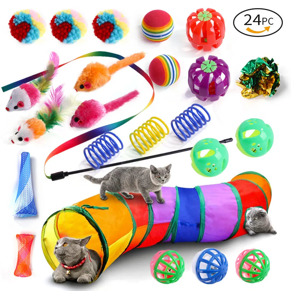 DualPet Kitten Toys Variety Cat Toy Combination Set Cat Toy