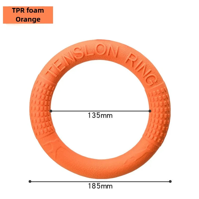 1pcs Dog Toys Pet Flying Disk Training Ring TPR material Floating water training interaction for Dogs