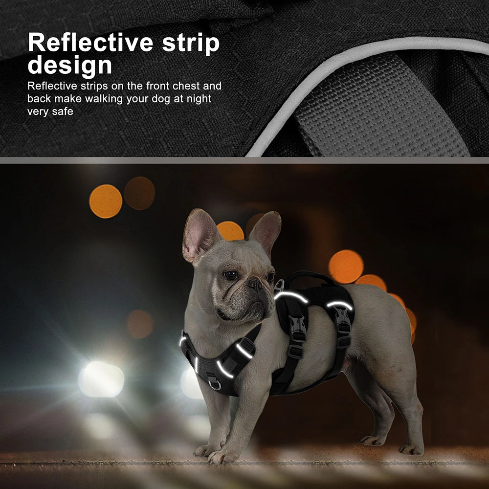 Nylon Pet Dog Harness Reflective Dog Harnesses