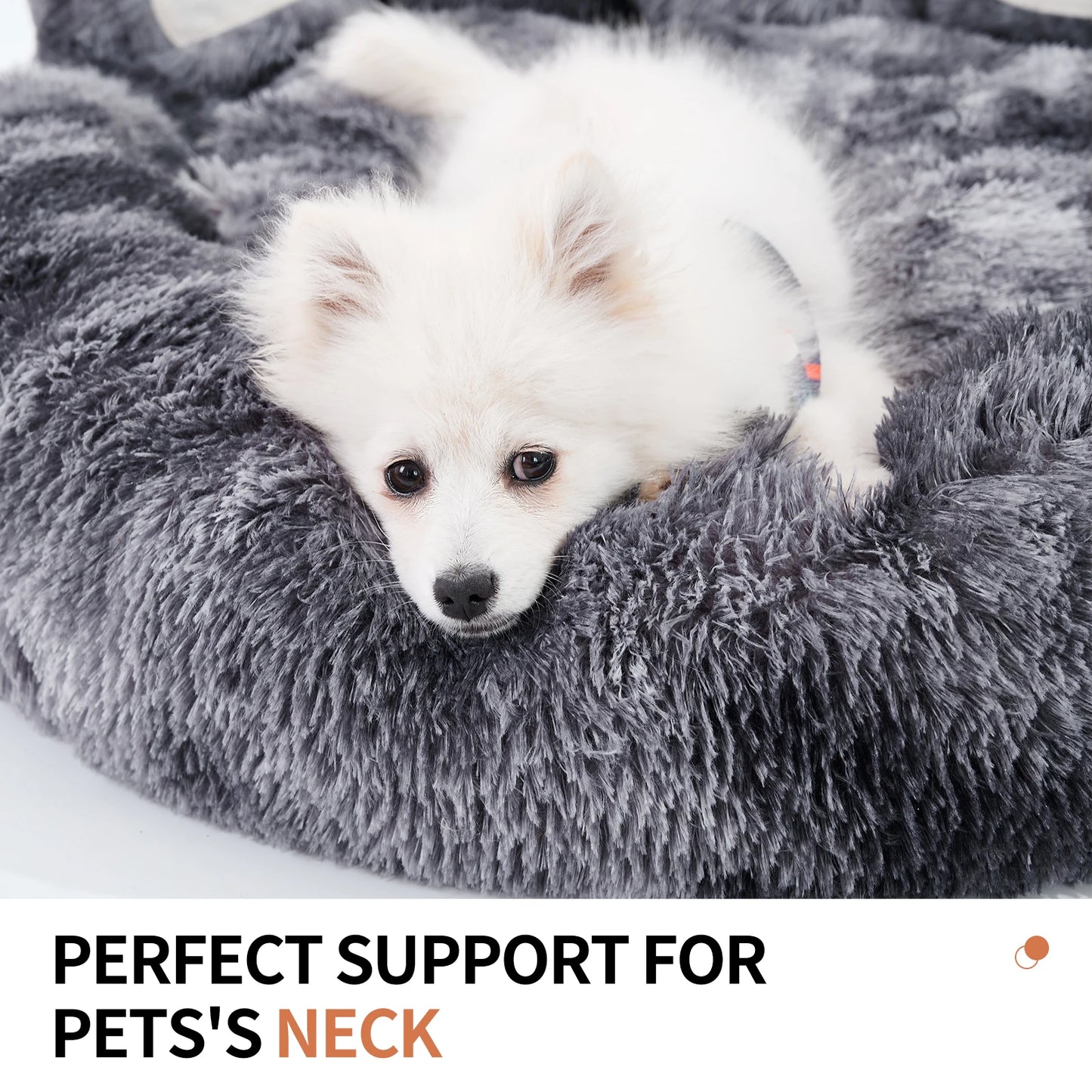 Cozy Comfy Pet Dog Bed Paw Shape Warm
