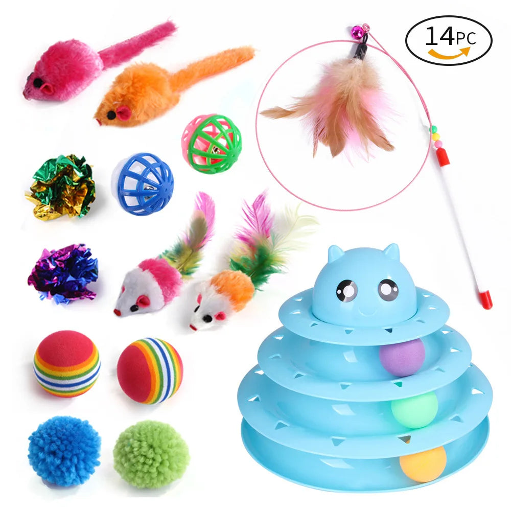 DualPet Kitten Toys Variety Cat Toy Combination Set Cat Toy
