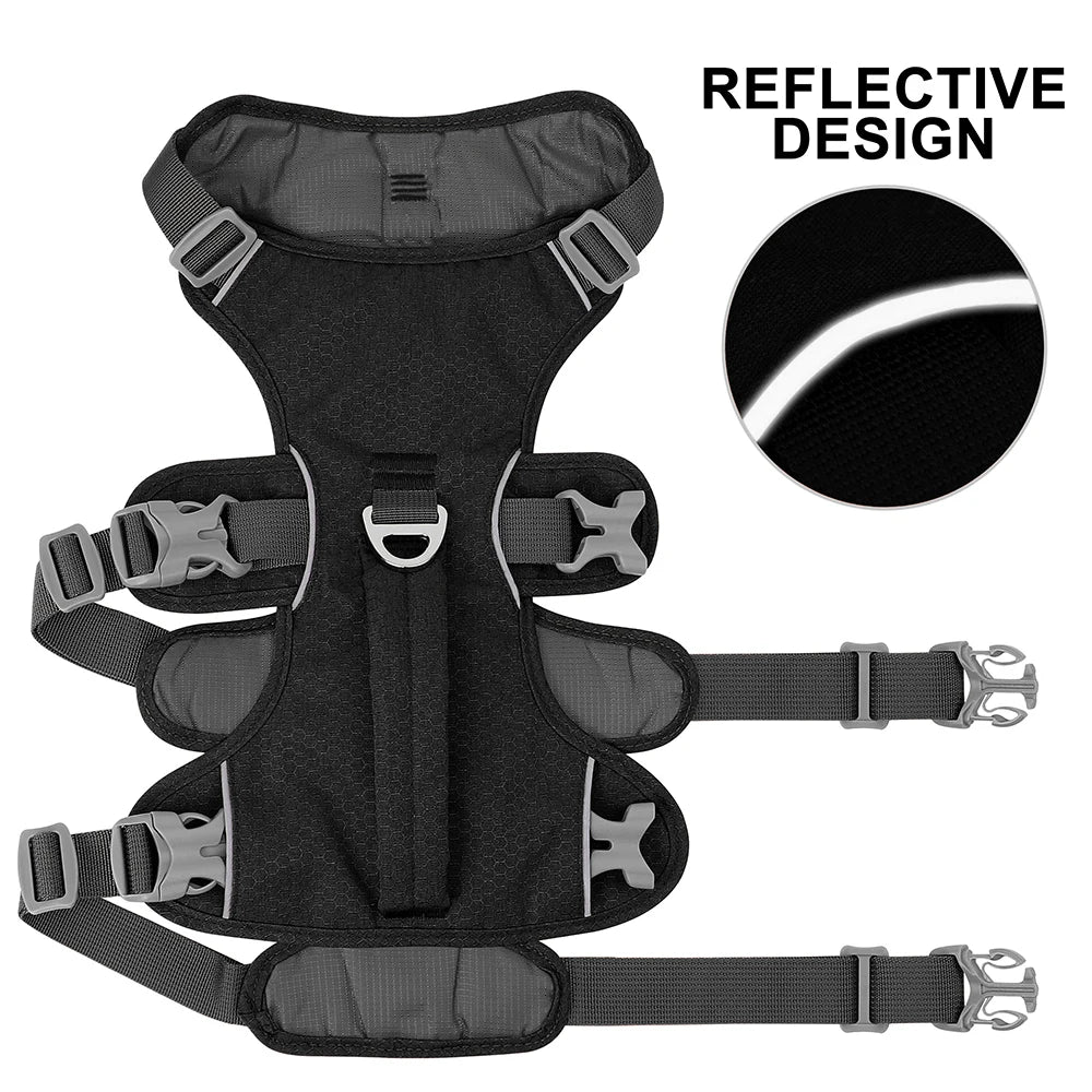 Nylon Pet Dog Harness Reflective Dog Harnesses