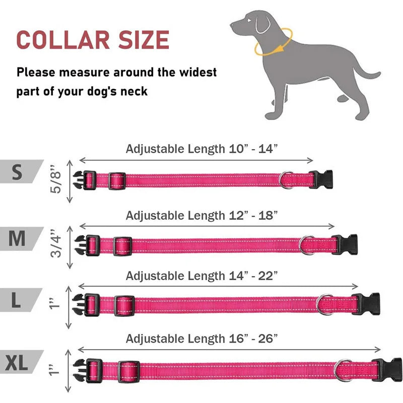 Reflective Dog Collar Strap