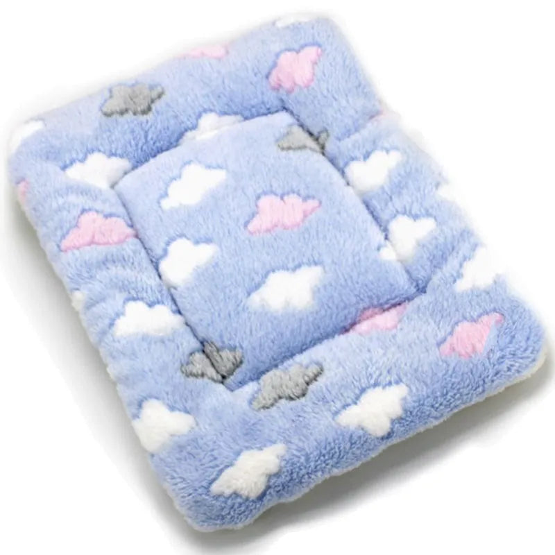 Soft Cat Bed Mats Warm Dog Bed Soft Fleece Pet Blanket
