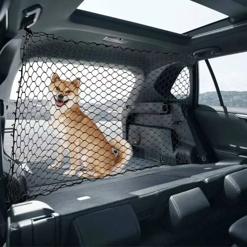 Car boot fence, dog and pet insulation mesh, durable and sturdy elastic insulation mesh, pet safety fence for any vehicle