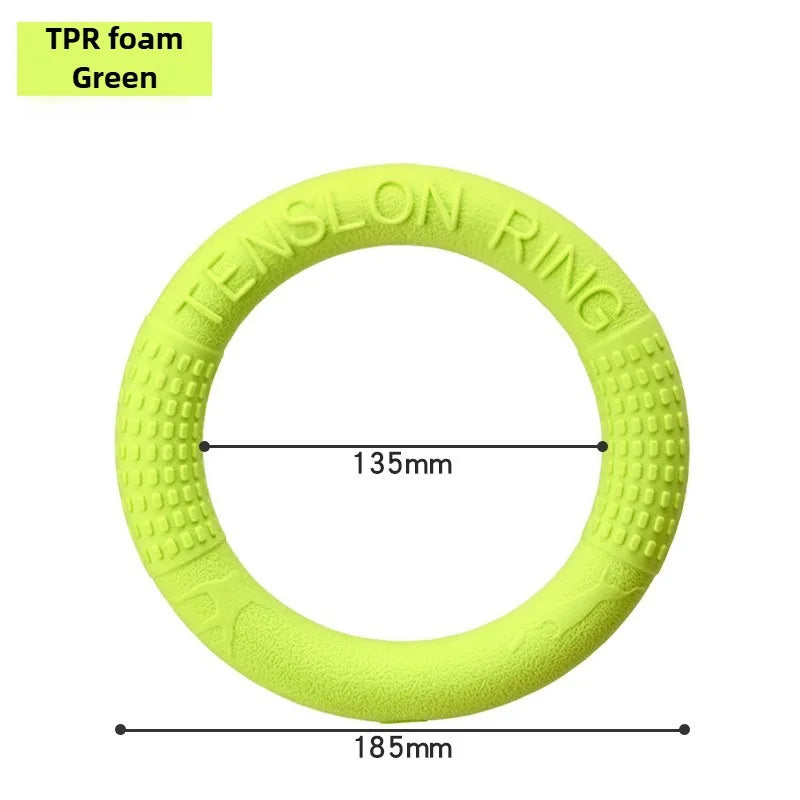1pcs Dog Toys Pet Flying Disk Training Ring TPR material Floating water training interaction for Dogs