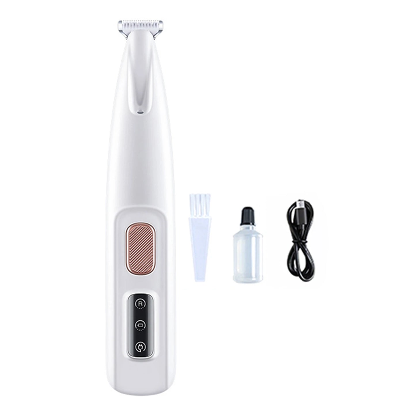 Portable Dog Paw Trimmer with Led Light Rechargeable Cordless Nail Grinder