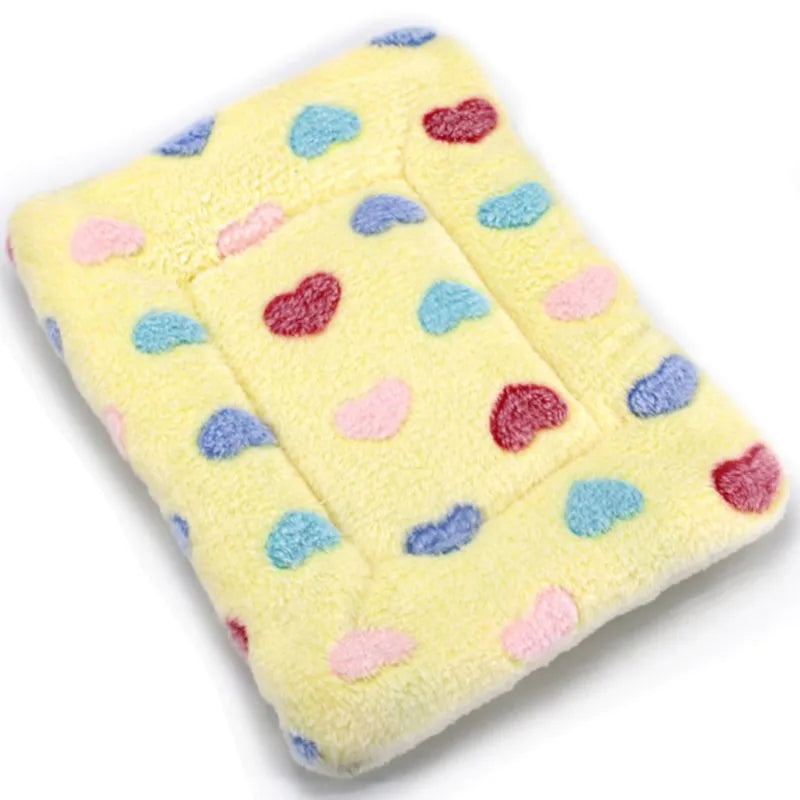 Soft Cat Bed Mats Warm Dog Bed Soft Fleece Pet Blanket