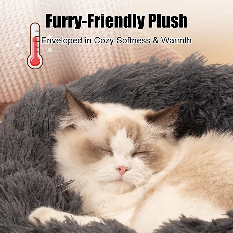 Fluffy Pets Dogs and Cat bed