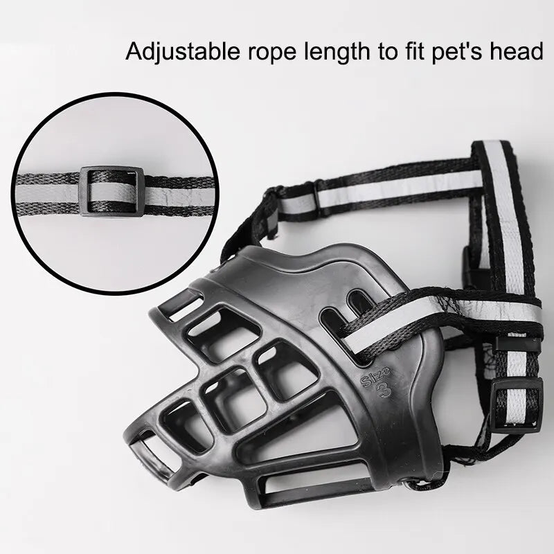 1PC Dog Breathable Muzzle Guard Against Biting And Barking