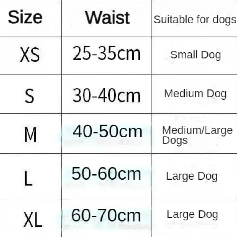 1/3pcs Washable Female Dog Diapers Size Adjustable Pet Physiological Pant for Female Dog Period Reusable Dog Panties RandomColor