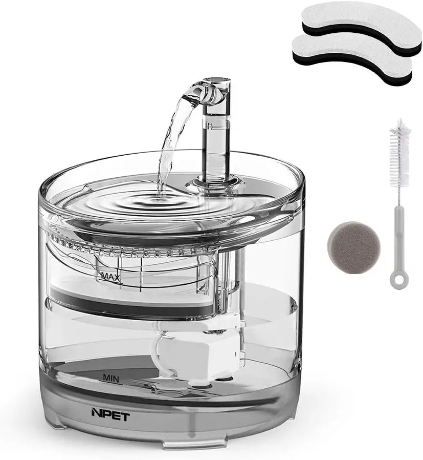 Pet Drinking water Fountain with Replacement Faucet Kit