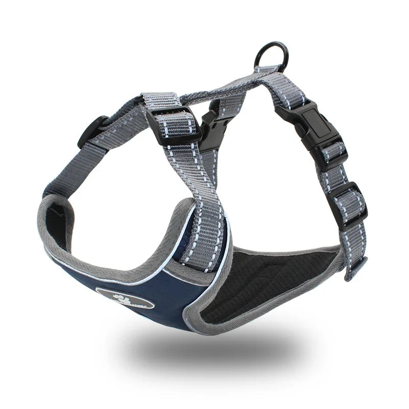 Medium Large Dog Chest Harness Explosion-proof Punch Vest Style Reflective Large Pet Carrier
