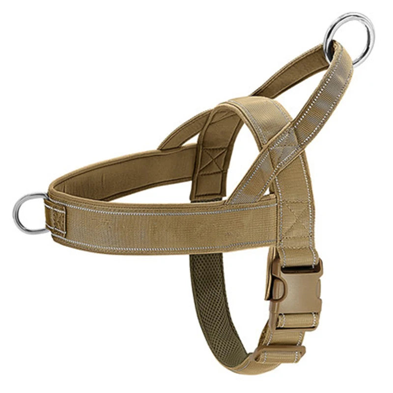 New Dog Tactical Chest Harness Nylon Material Medium and Large Dog A7 Pet Chest Harness Dog Leash