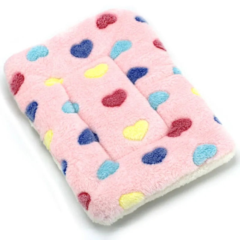 Soft Cat Bed Mats Warm Dog Bed Soft Fleece Pet Blanket