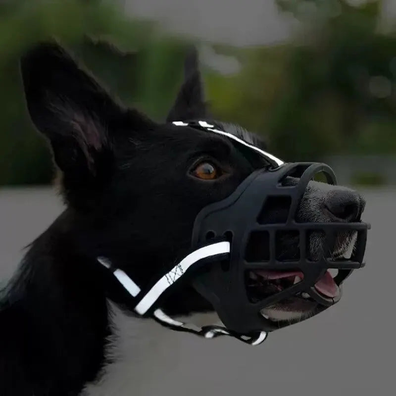 1PC Dog Breathable Muzzle Guard Against Biting And Barking
