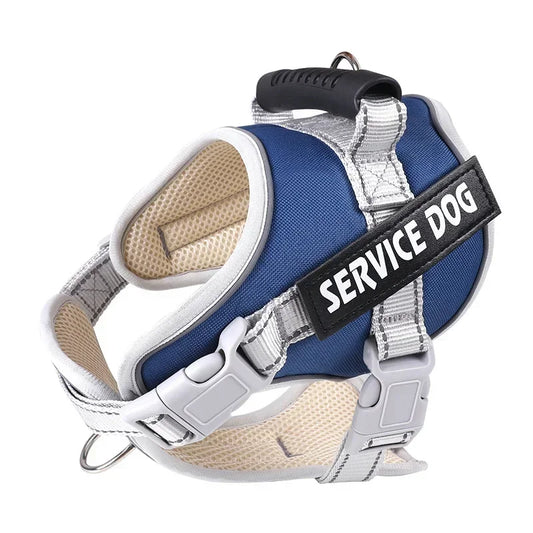 Service Dog Harness with Custom ID Tag Outdoor