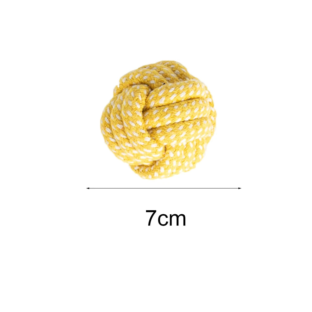 Rope Ball for Large and Small Dogs, Resistant Soft Cotton, Toothbrush, Bite Resistant, Chew, Interactive Dog Toys, Dog Accessori