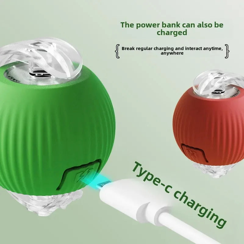 Rechargeable Pet Interactive Automatic Rolling ball