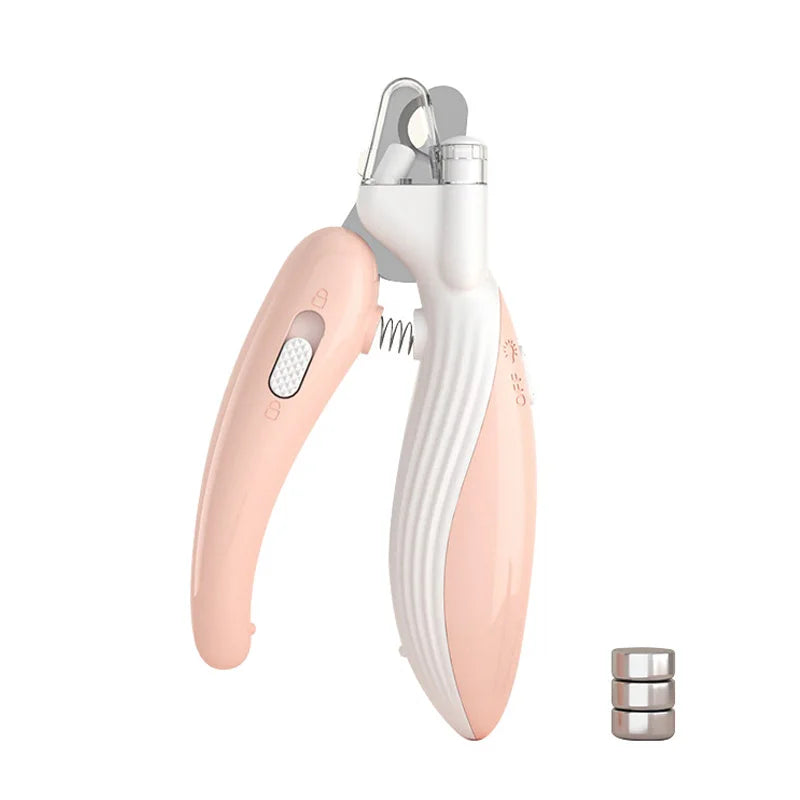Pet Nail Clippers with Led Light Pet Claw Grooming Scissors