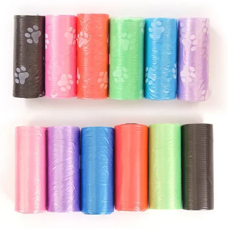 1-100 Rolls Dog Poop Bag Outdoor