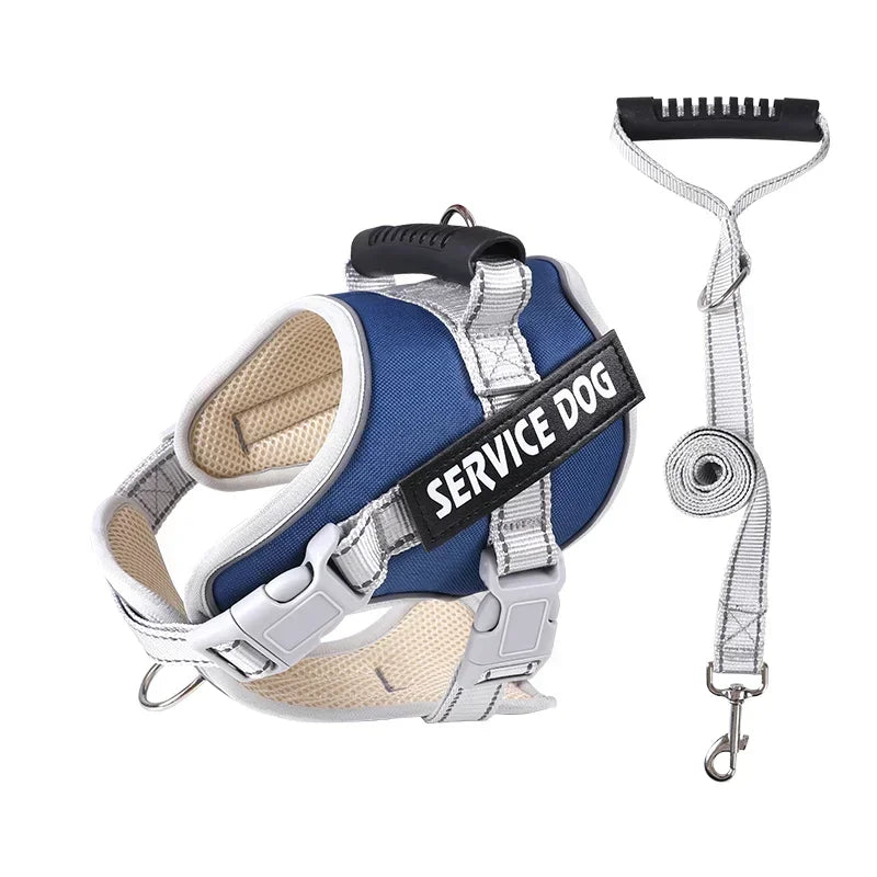 Service Dog Harness with Custom ID Tag Outdoor
