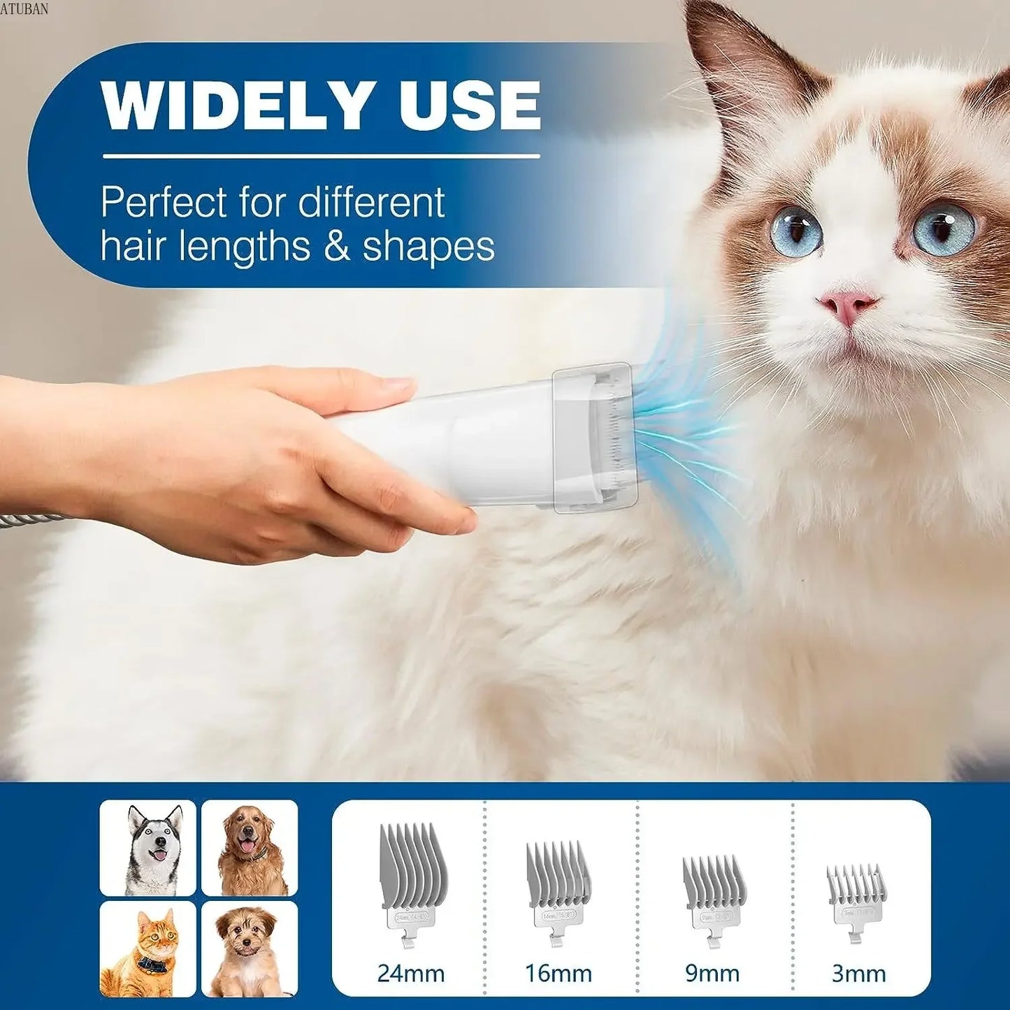 Dog Grooming Vacuum & Pet Grooming