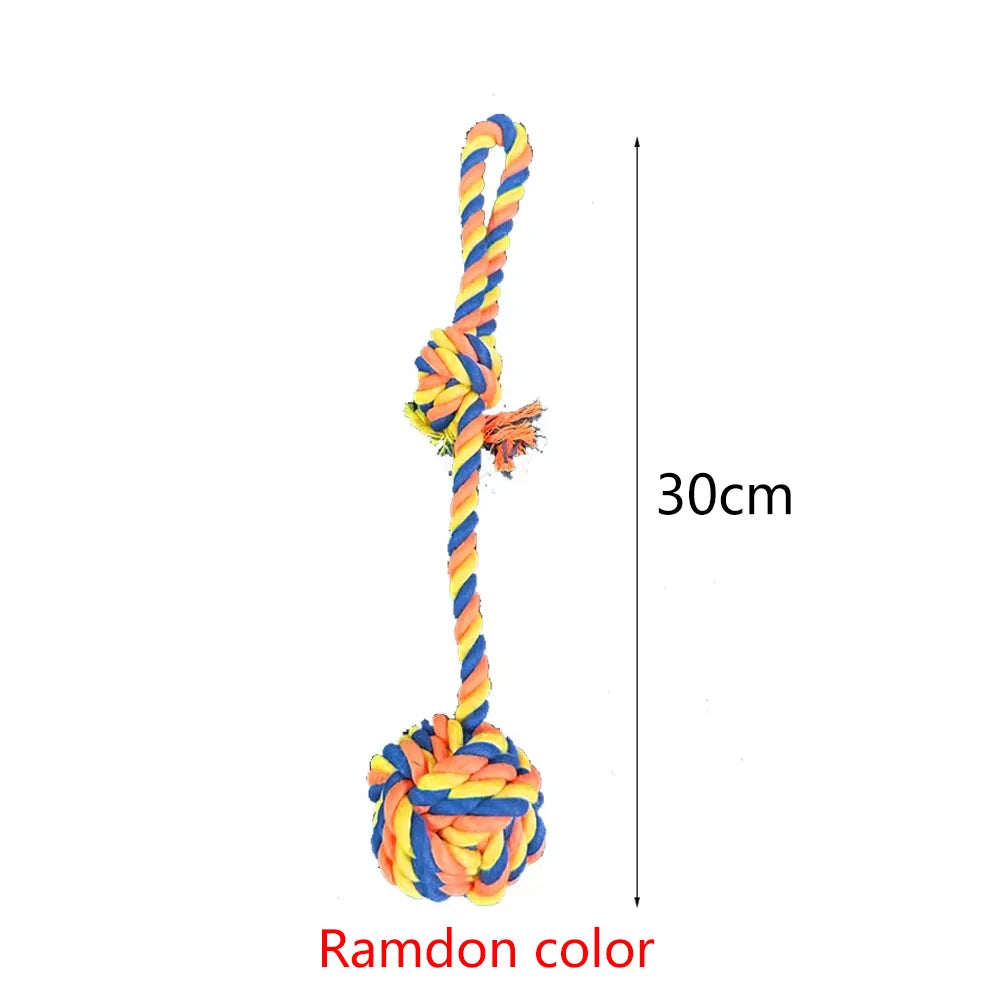 Rope Ball for Large and Small Dogs, Resistant Soft Cotton, Toothbrush, Bite Resistant, Chew, Interactive Dog Toys, Dog Accessori