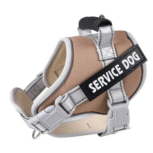 Service Dog Harness with Custom ID Tag Outdoor