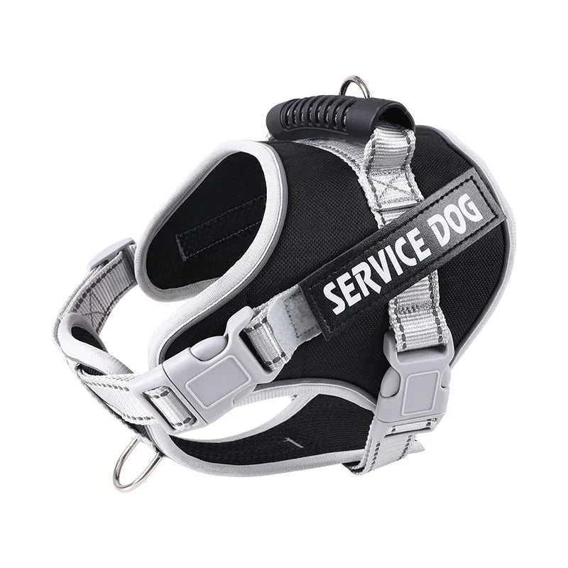 Service Dog Harness with Custom ID Tag Outdoor