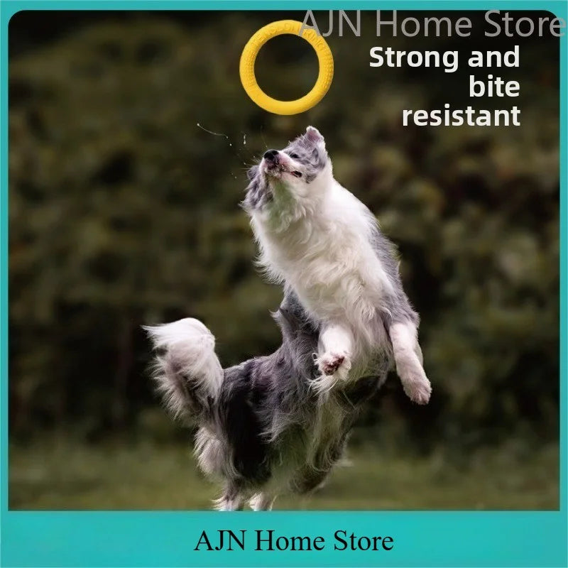 1pcs Dog Toys Pet Flying Disk Training Ring TPR material Floating water training interaction for Dogs