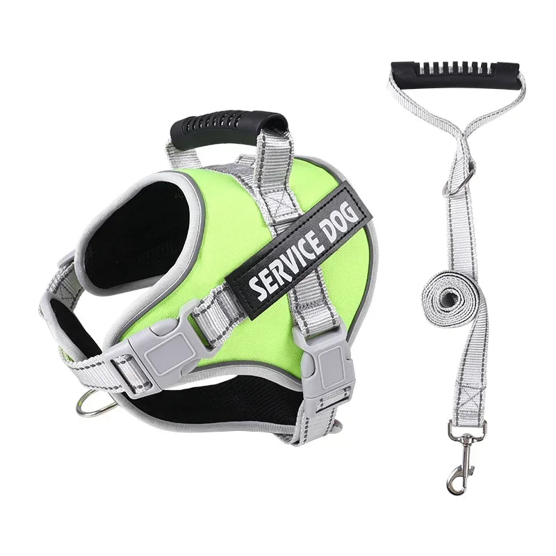 Service Dog Harness with Custom ID Tag Outdoor