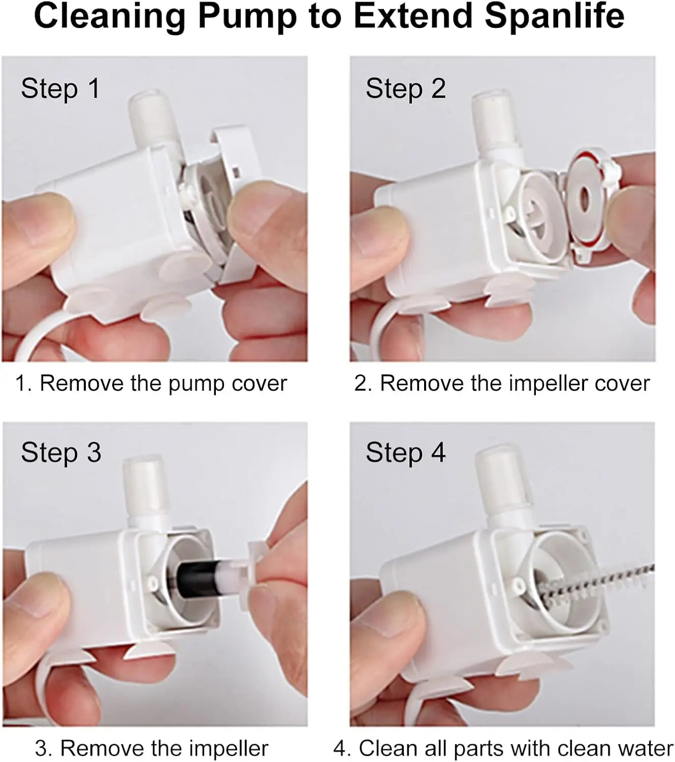 Pet Drinking water Fountain with Replacement Faucet Kit