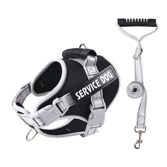 Service Dog Harness with Custom ID Tag Outdoor
