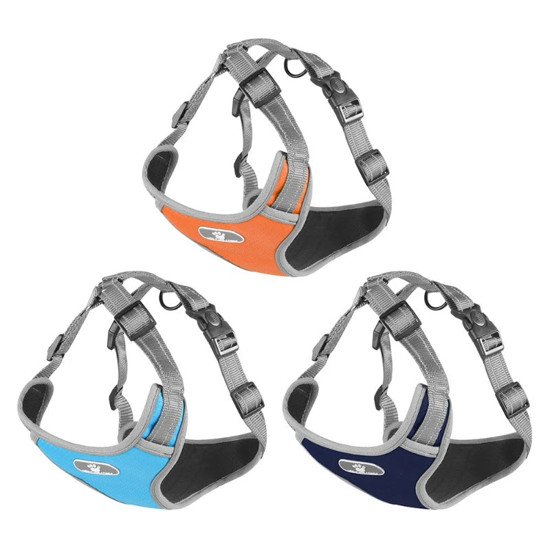 Medium Large Dog Chest Harness Explosion-proof Punch Vest Style Reflective Large Pet Carrier