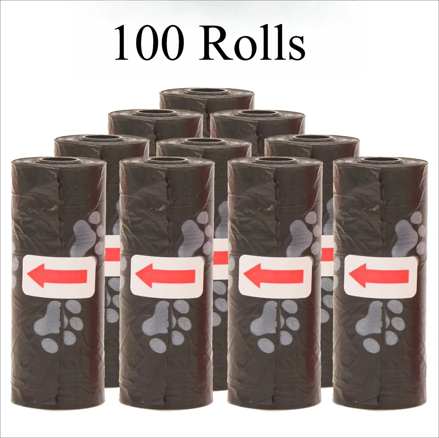 1-100 Rolls Dog Poop Bag Outdoor