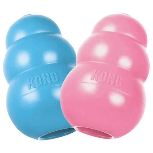 KONG Puppy - Natural Teething Rubber Chew Toy for Dogs