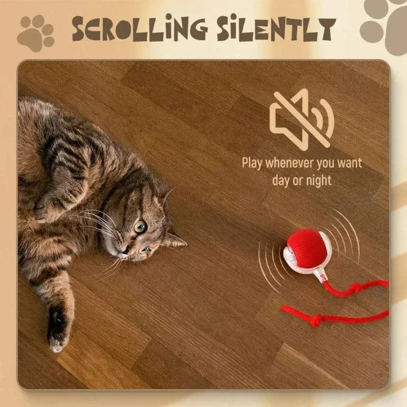 Rechargeable Pet Interactive Automatic Rolling ball