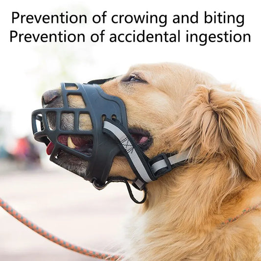 1PC Dog Breathable Muzzle Guard Against Biting And Barking