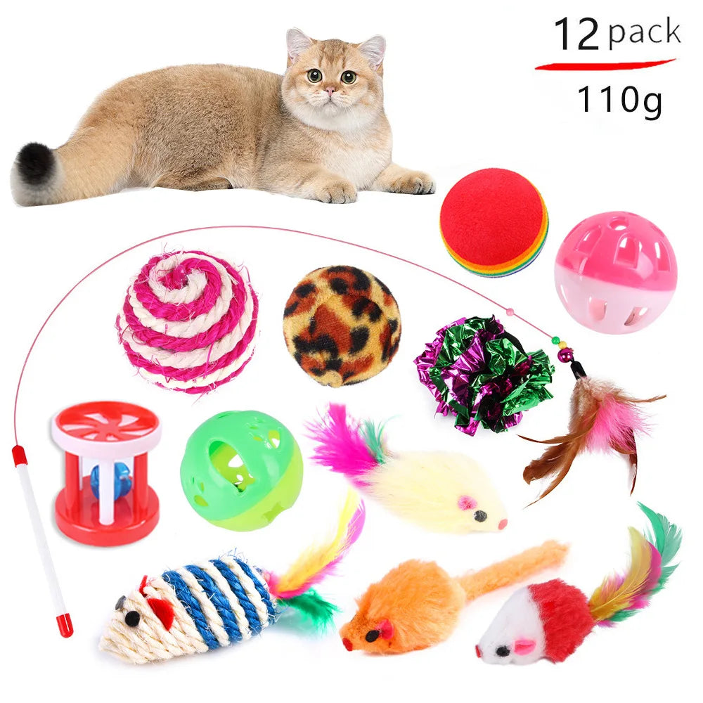 DualPet Kitten Toys Variety Cat Toy Combination Set Cat Toy