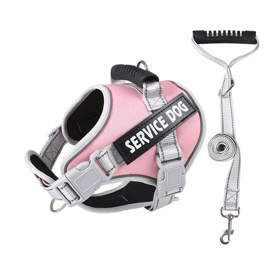 Service Dog Harness with Custom ID Tag Outdoor