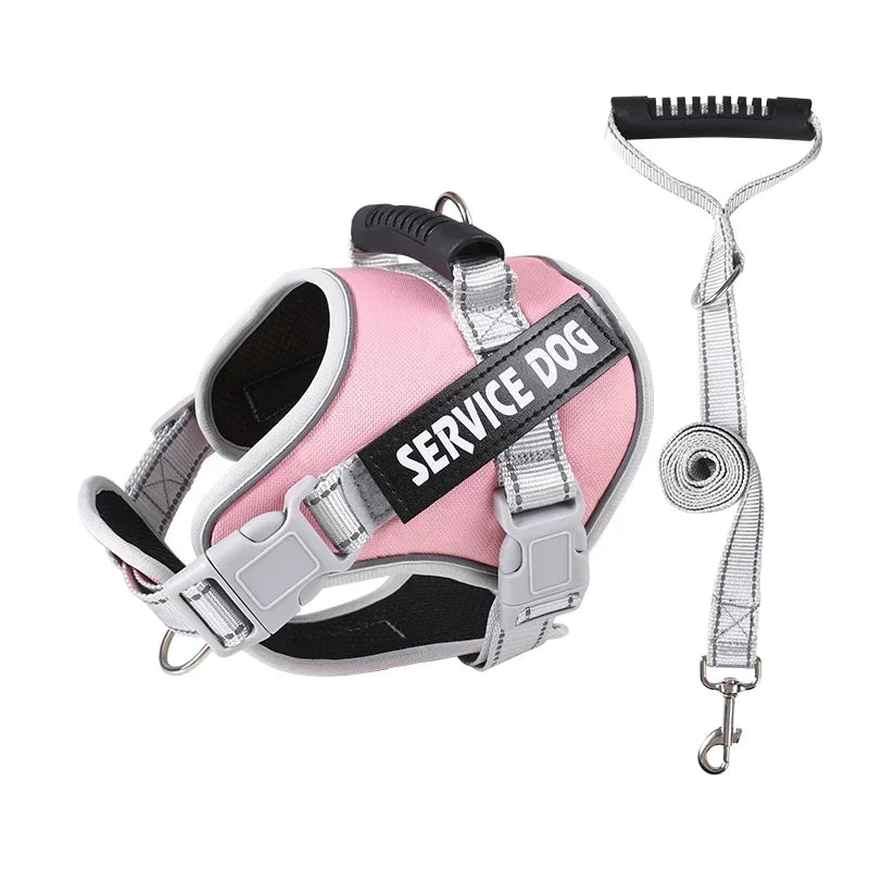 Service Dog Harness with Custom ID Tag Outdoor