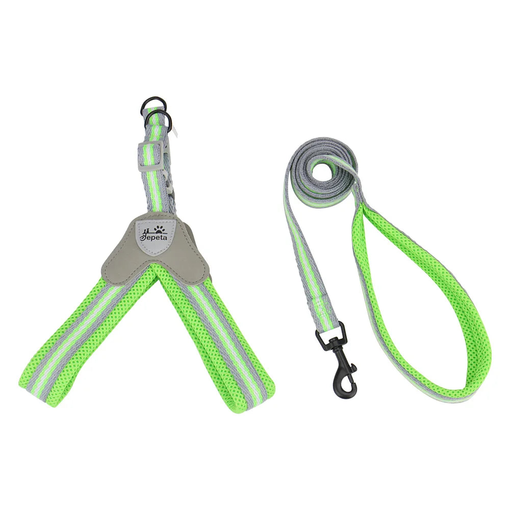 Vest Style Dog Harness Leash Set