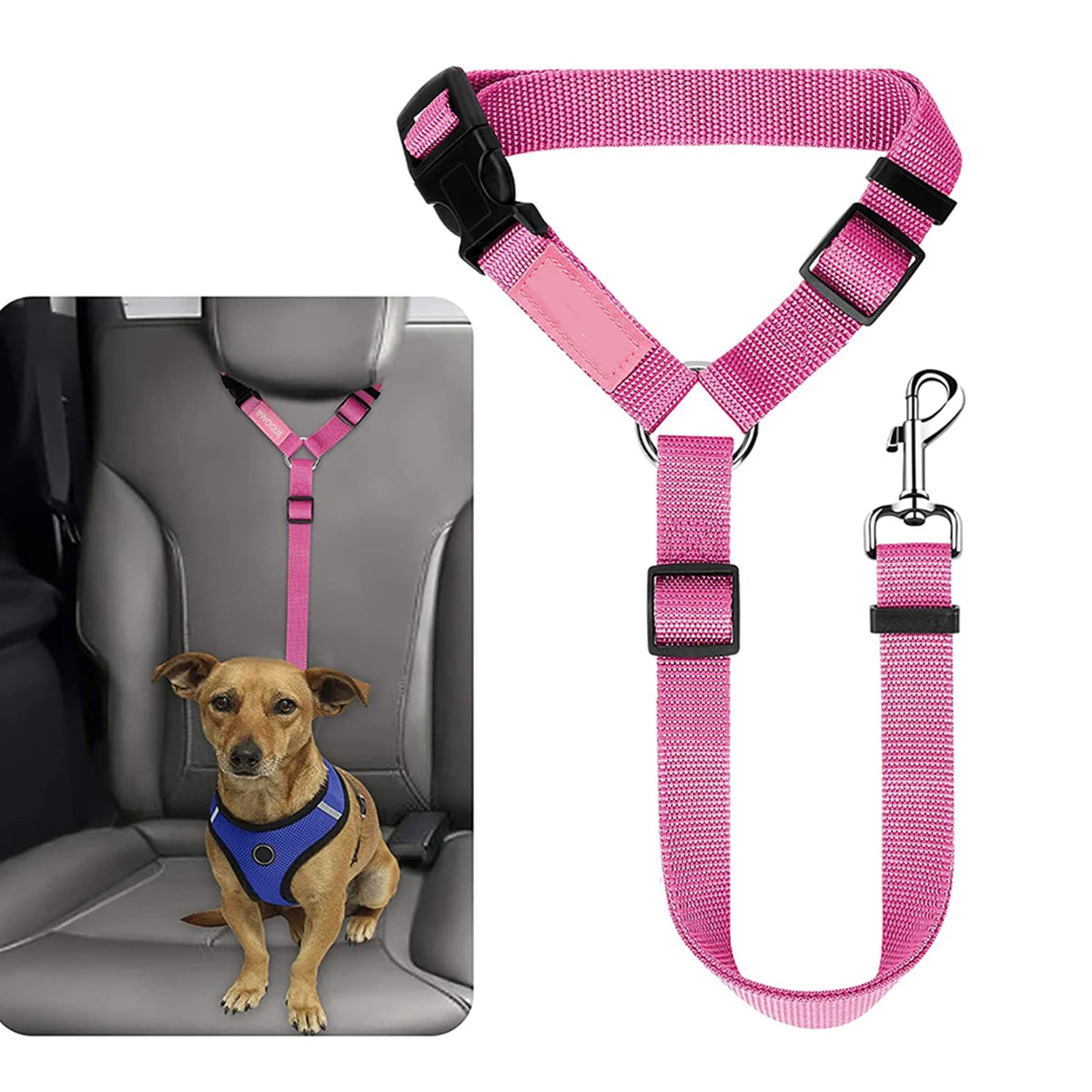 1pc Pet Dog And Cat Seat Belt, Car Seat Belt